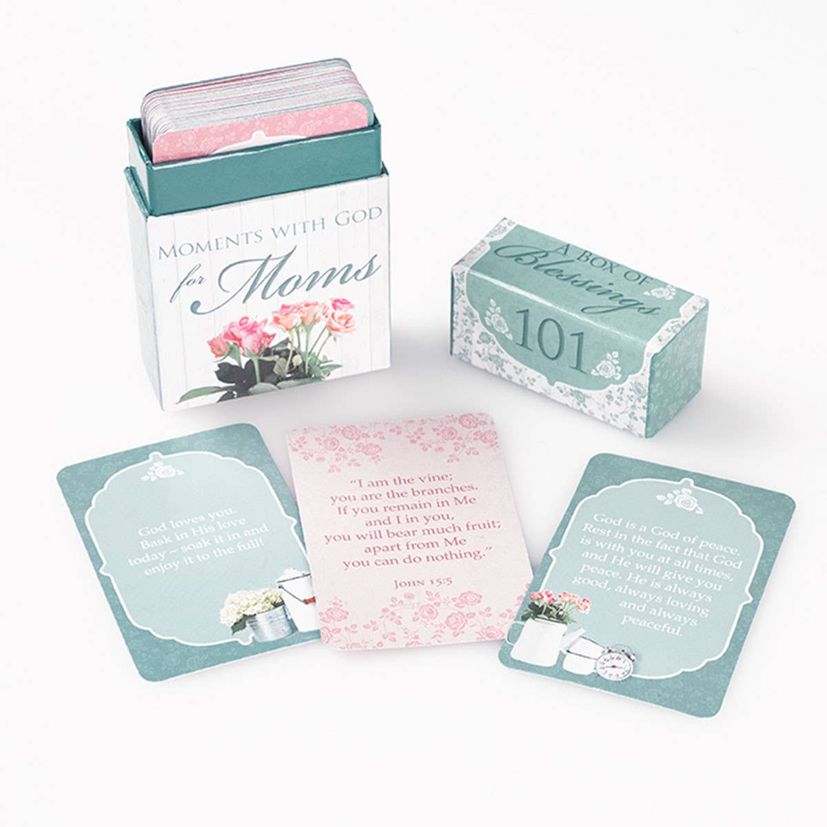 Christian Art Gifts - 101 Moments with God for Moms Box of Blessings