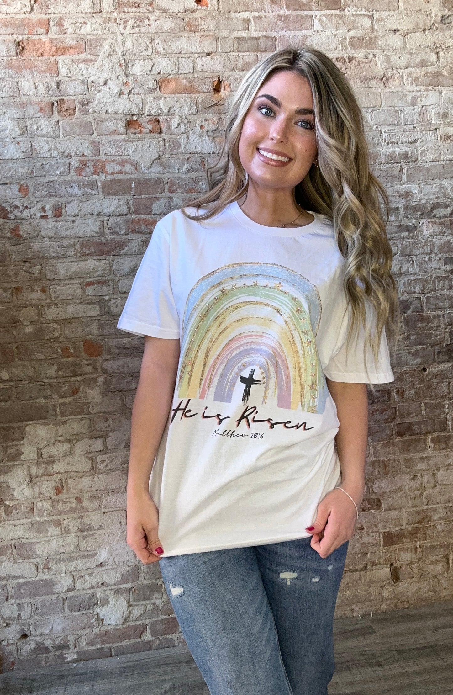 He Is Risen Graphic Tee