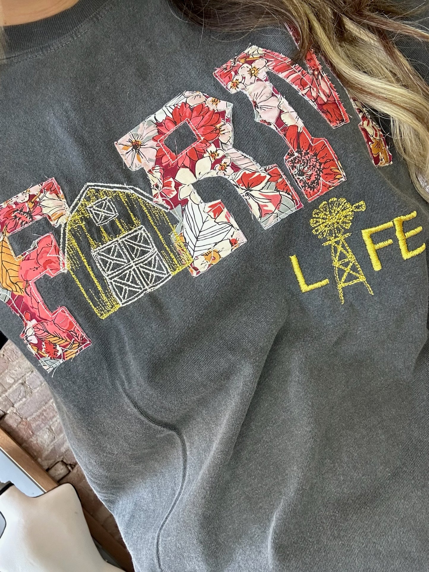 Farm Life Floral Tee