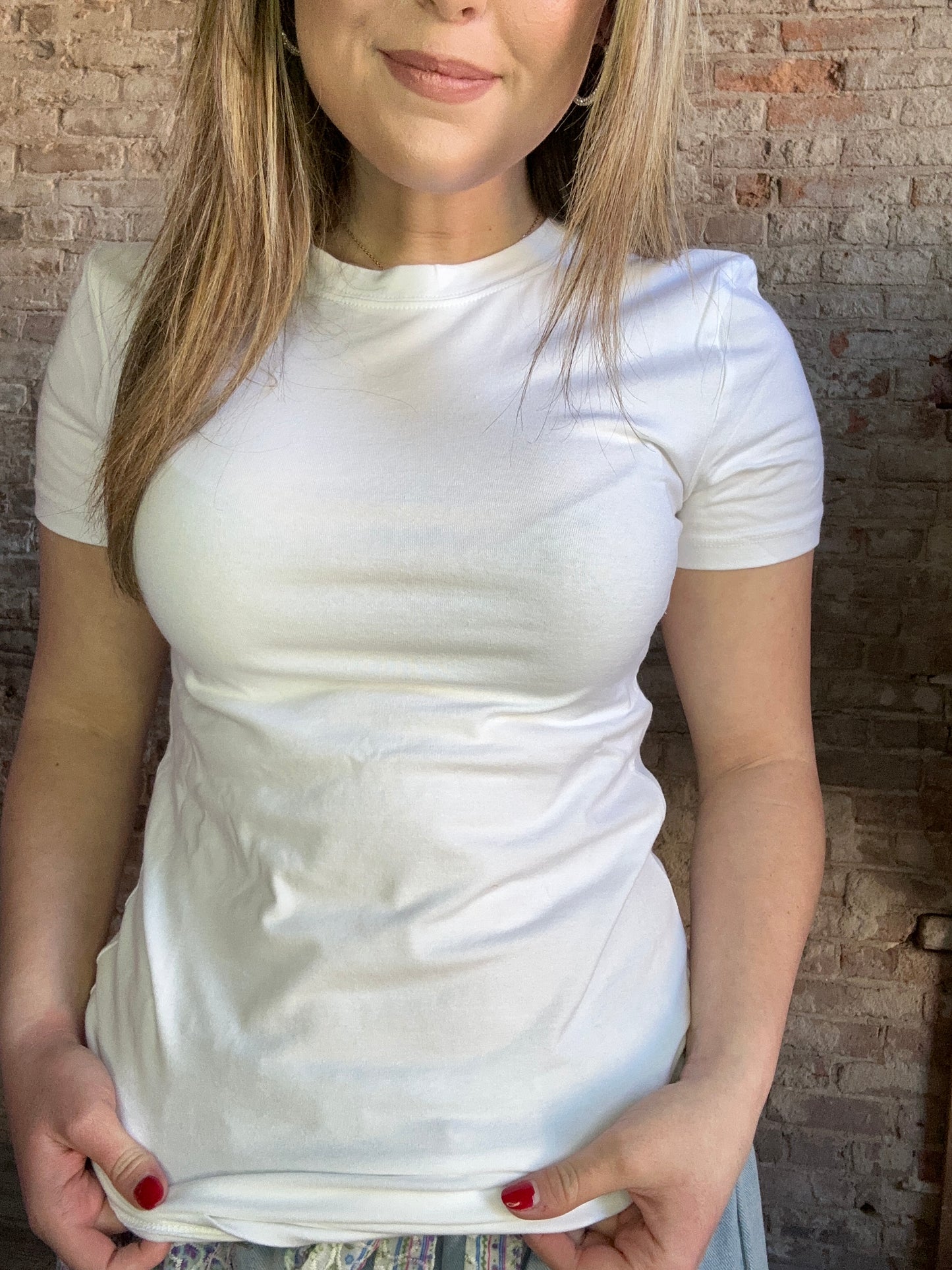 Simple Essential Tee ~ White