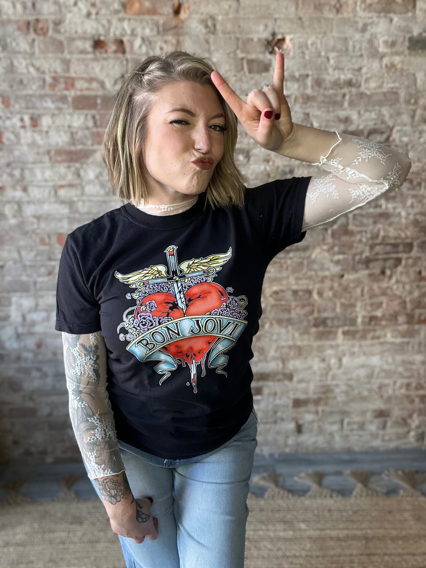 Bon Jovi Vintage Classic Rock T-Shirt