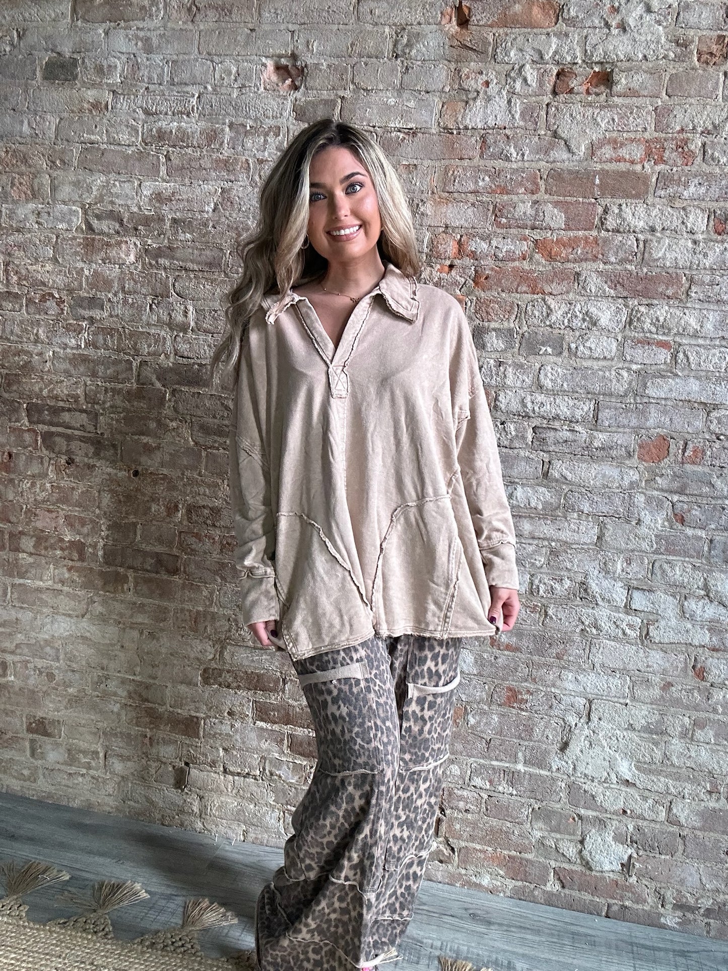 Big Collar Oversized Pullover