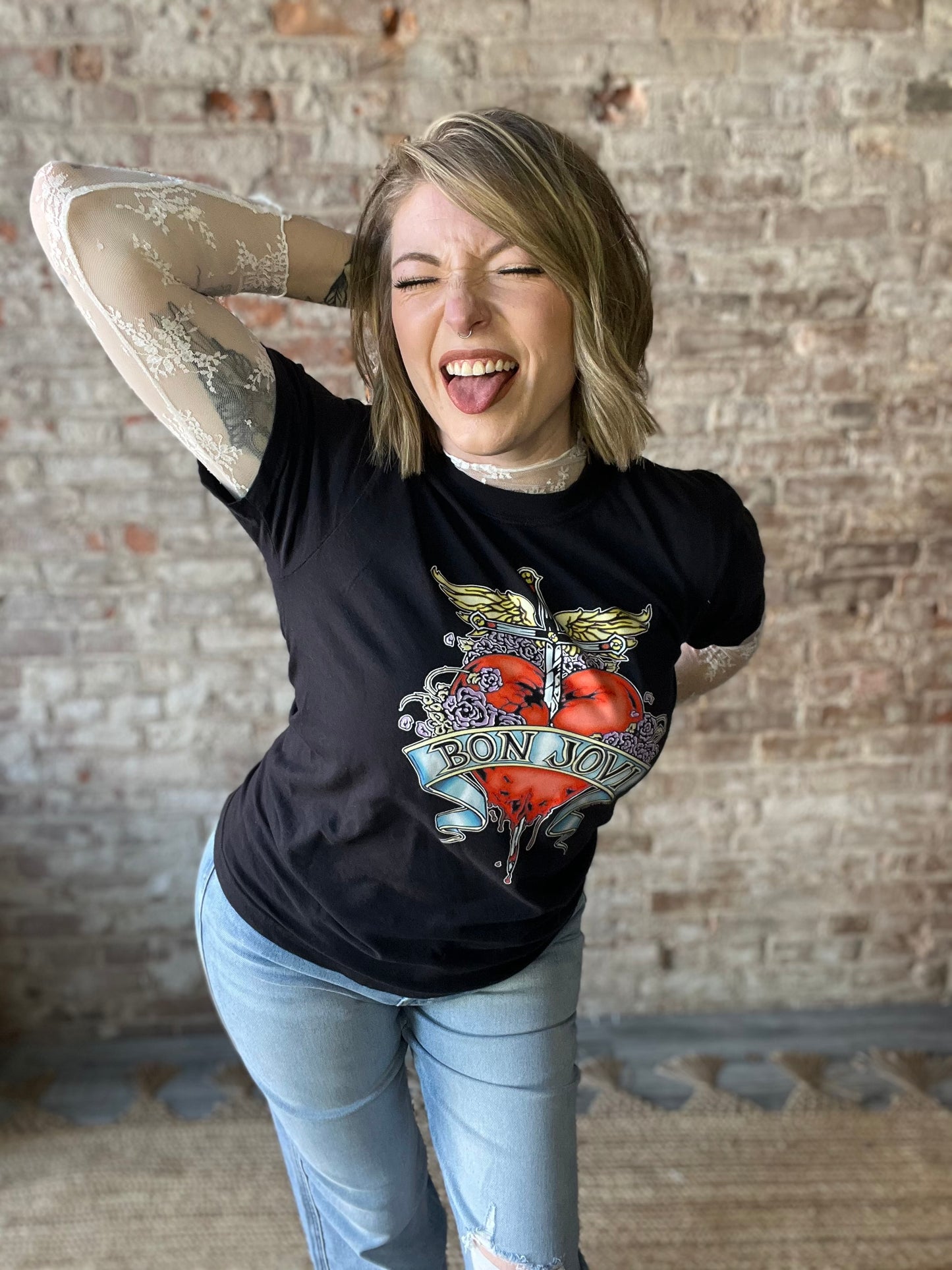 Bon Jovi Vintage Classic Rock T-Shirt