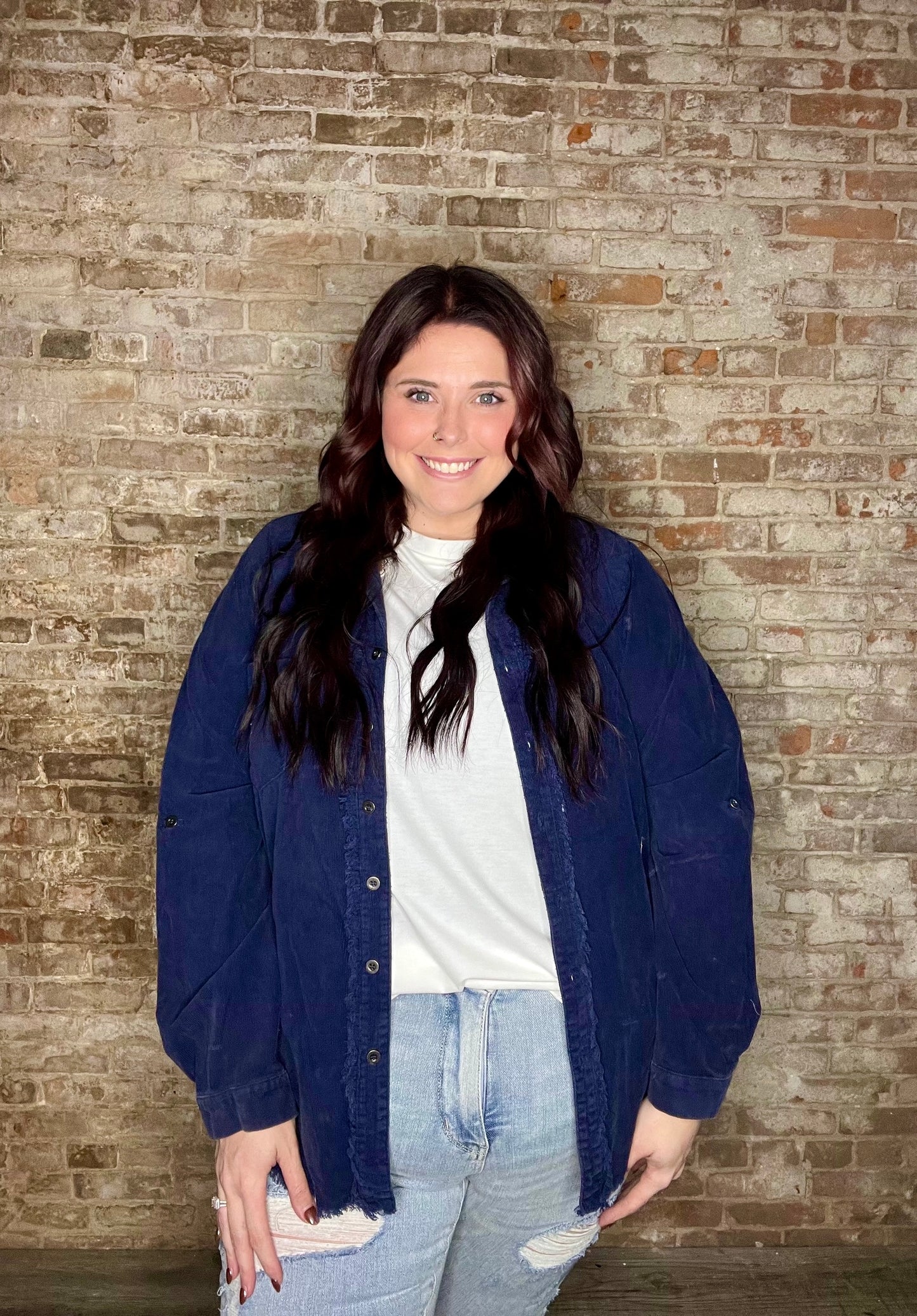 Curvy Stone Washed Jacket