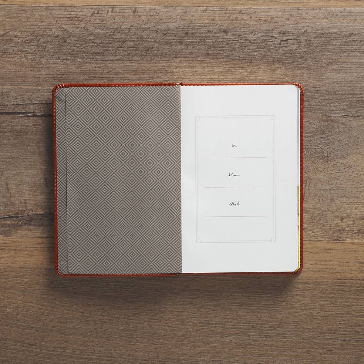 Christian Art Gifts - Devotional Comforted by God Faux Leather
