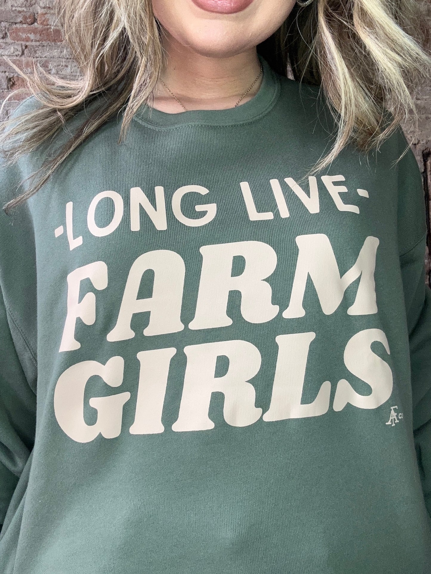 Long Live Farm Girls’ Crewneck