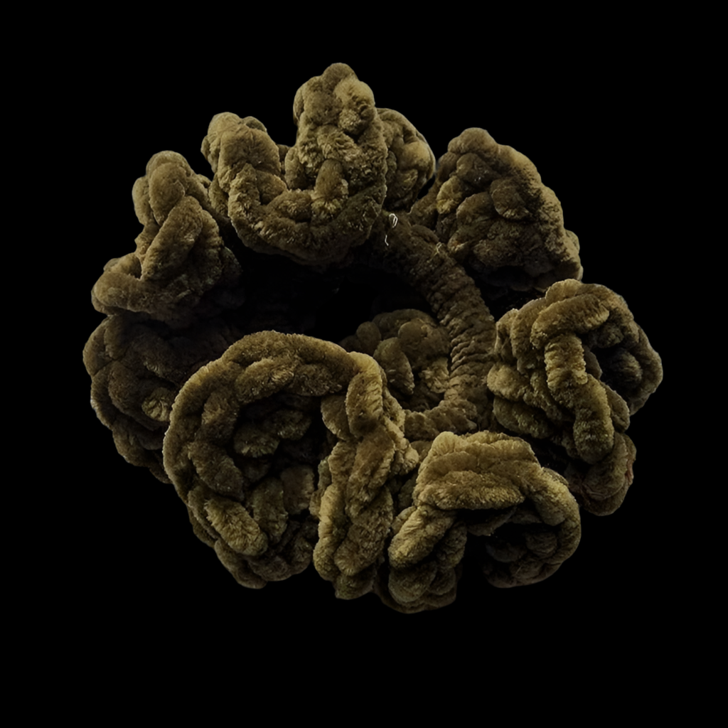 XL Hair Scrunchies ~ Olive