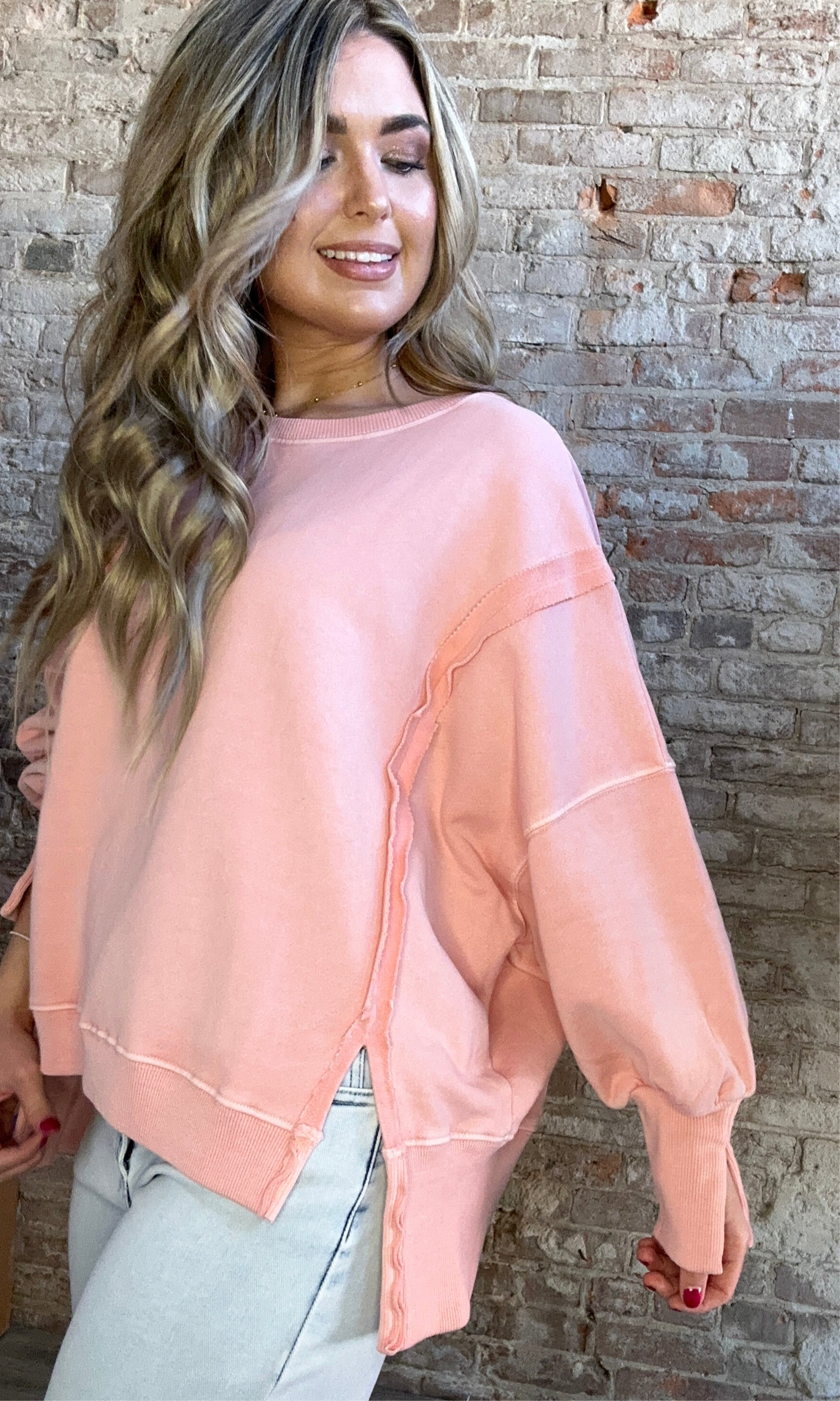 Organic Pigment Washed Sweatshirt