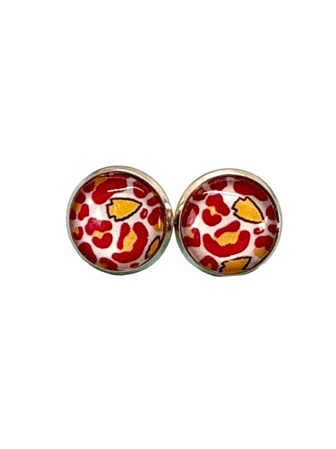 Our Little Charms - KC Football Arrowhead Stud Earrings