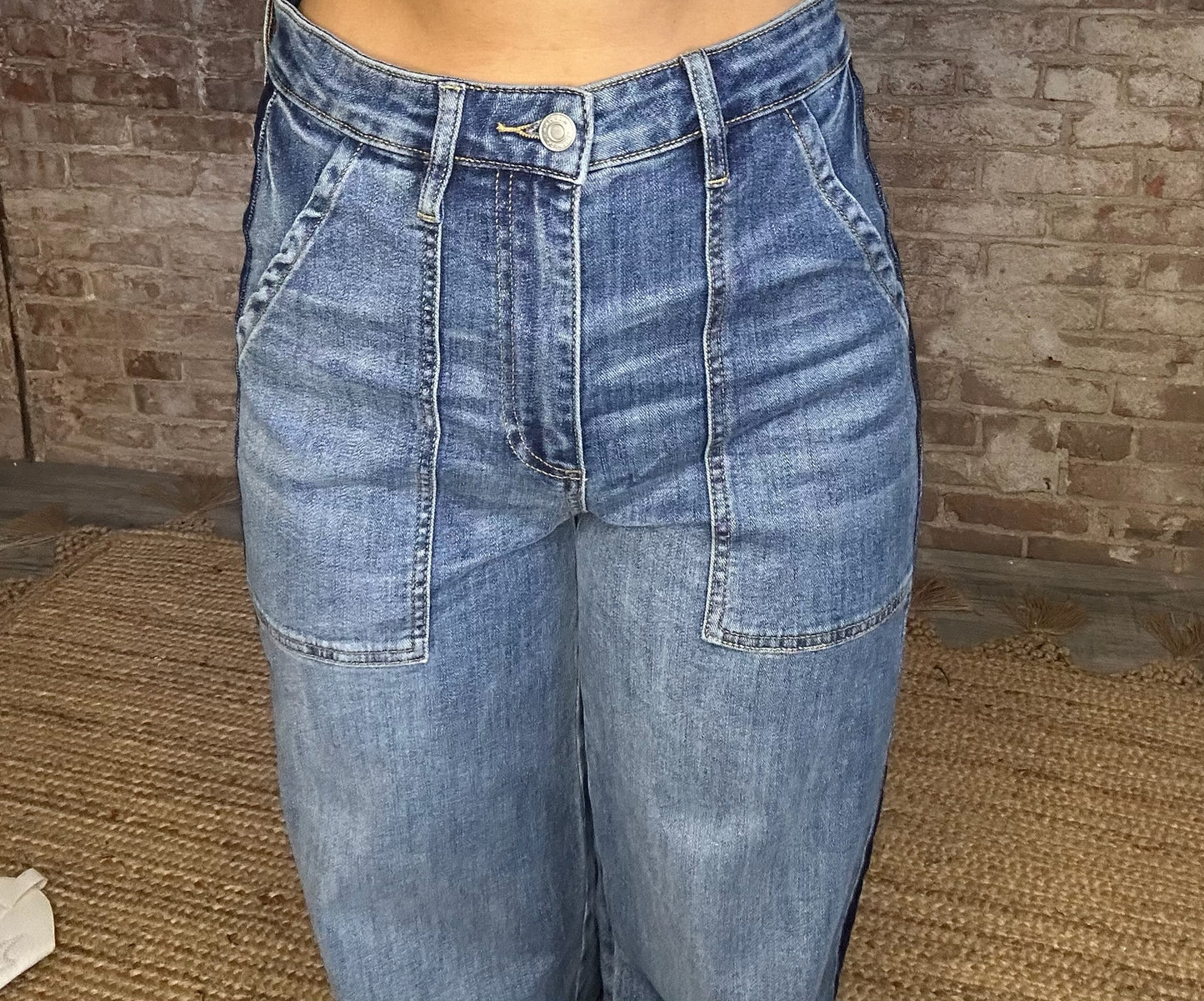 Super High Rise Tux Jeans