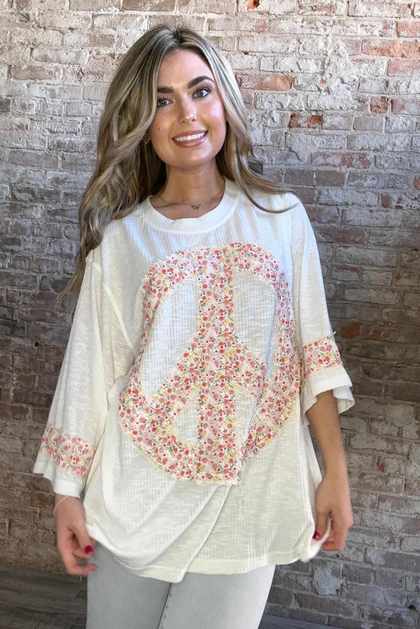 Sweet Big Peace Sign Shirt