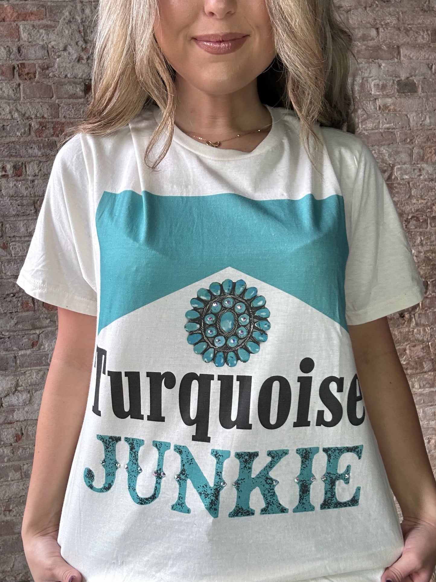 Turquoise Junkie Graphic T-Shirt