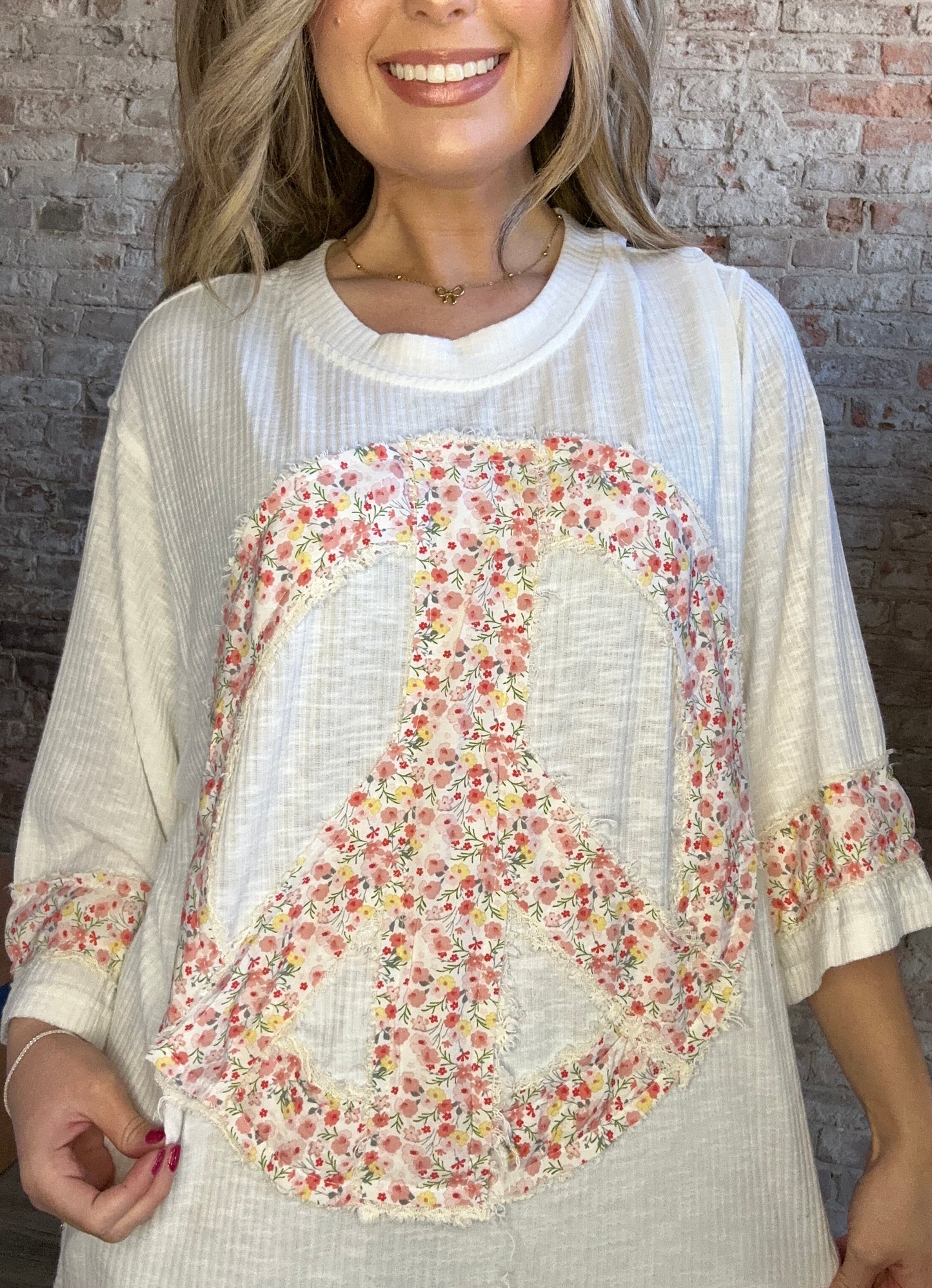 Sweet Big Peace Sign Shirt