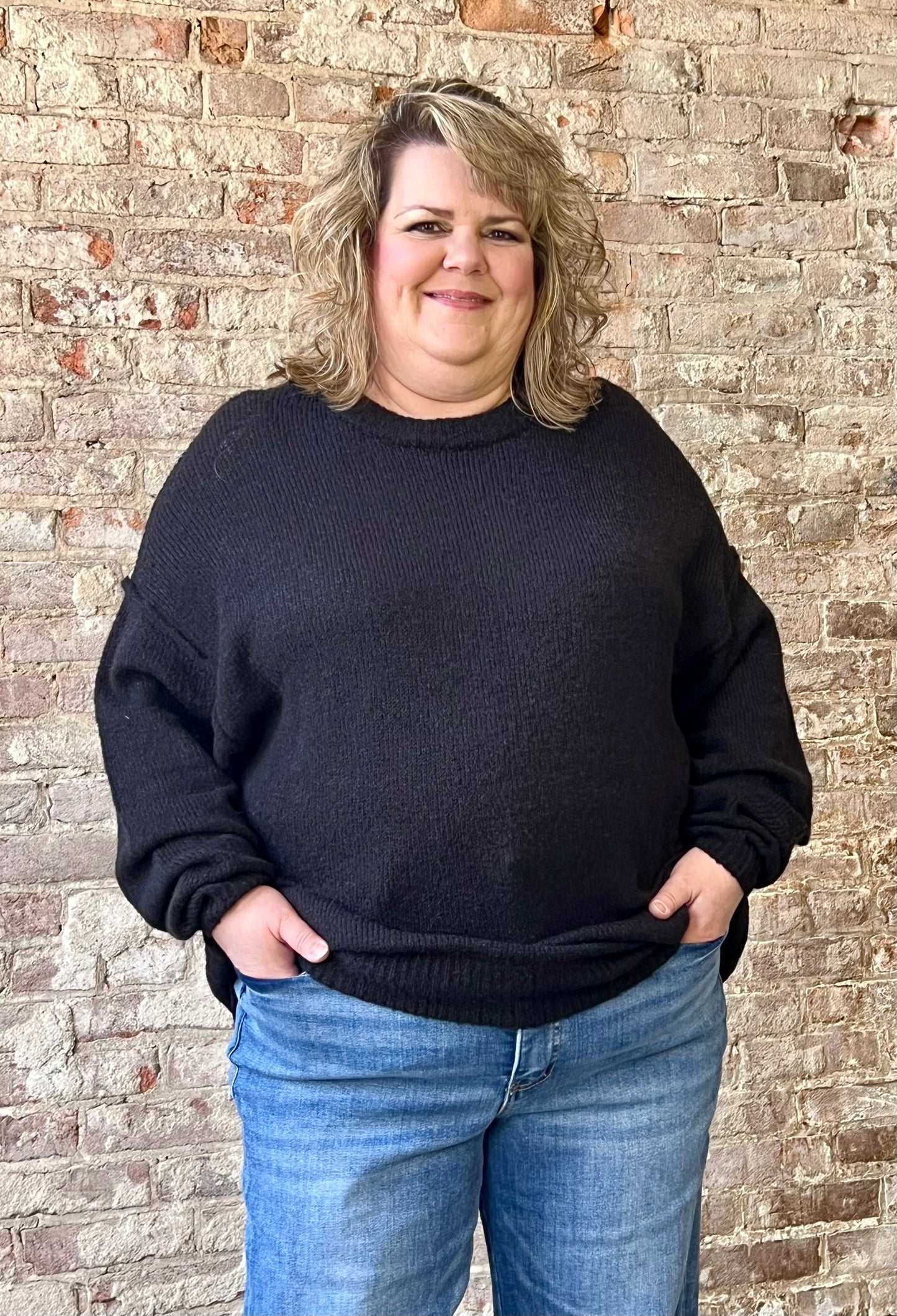 Curvy Oversized Classic Sweater