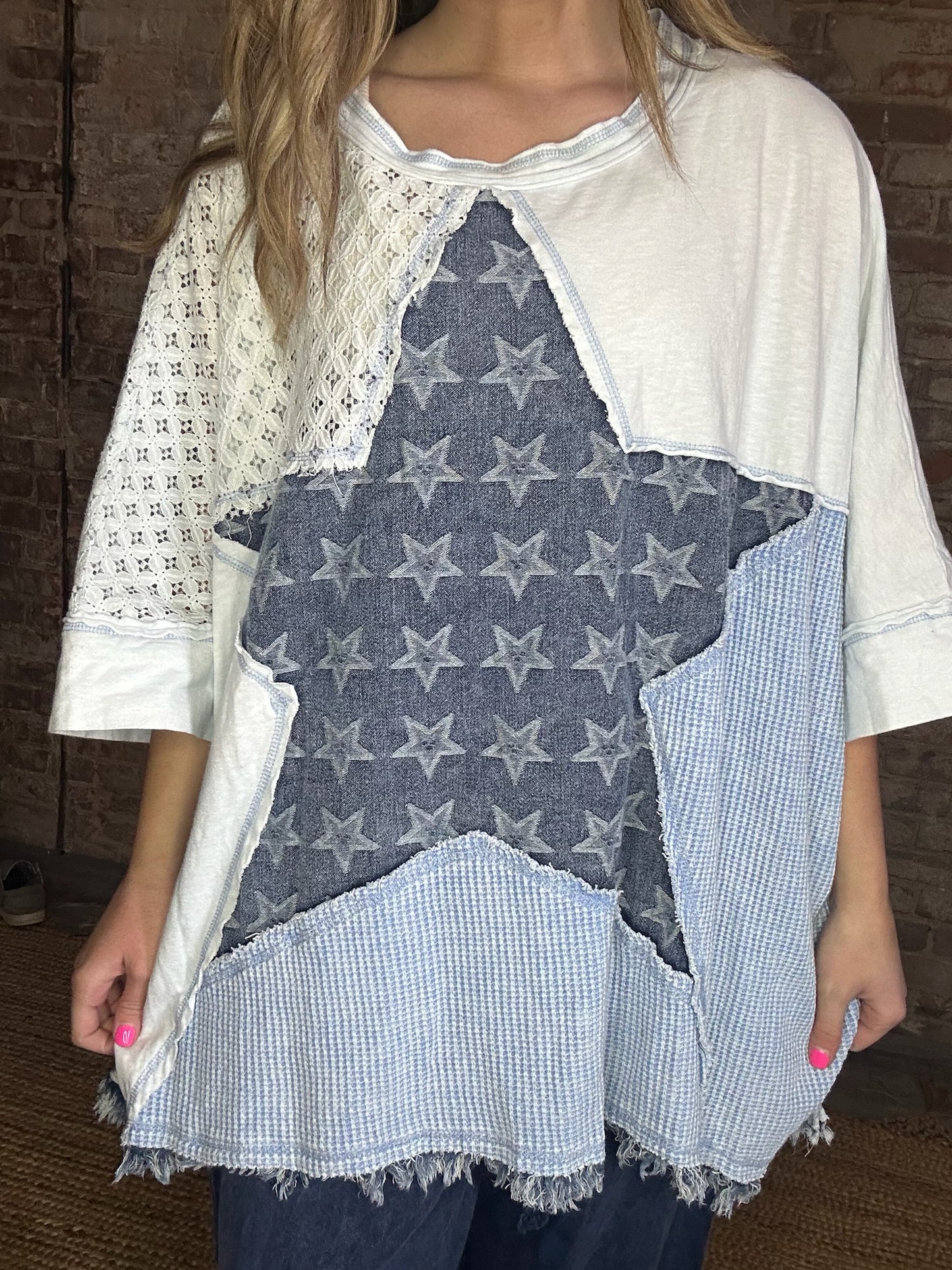 Patchwork Star Top