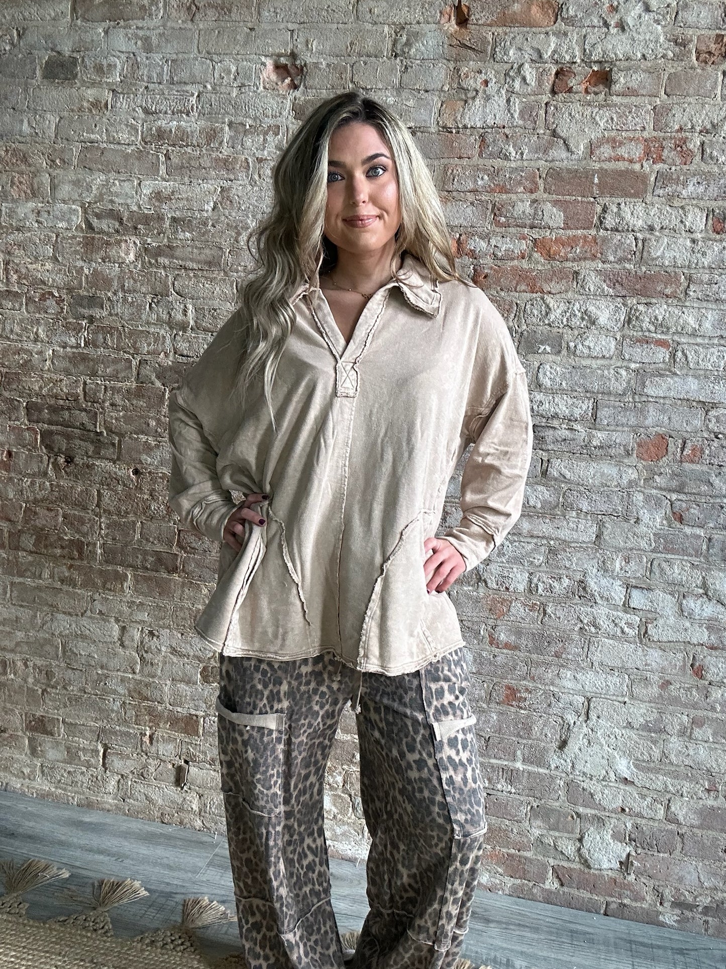 Big Collar Oversized Pullover