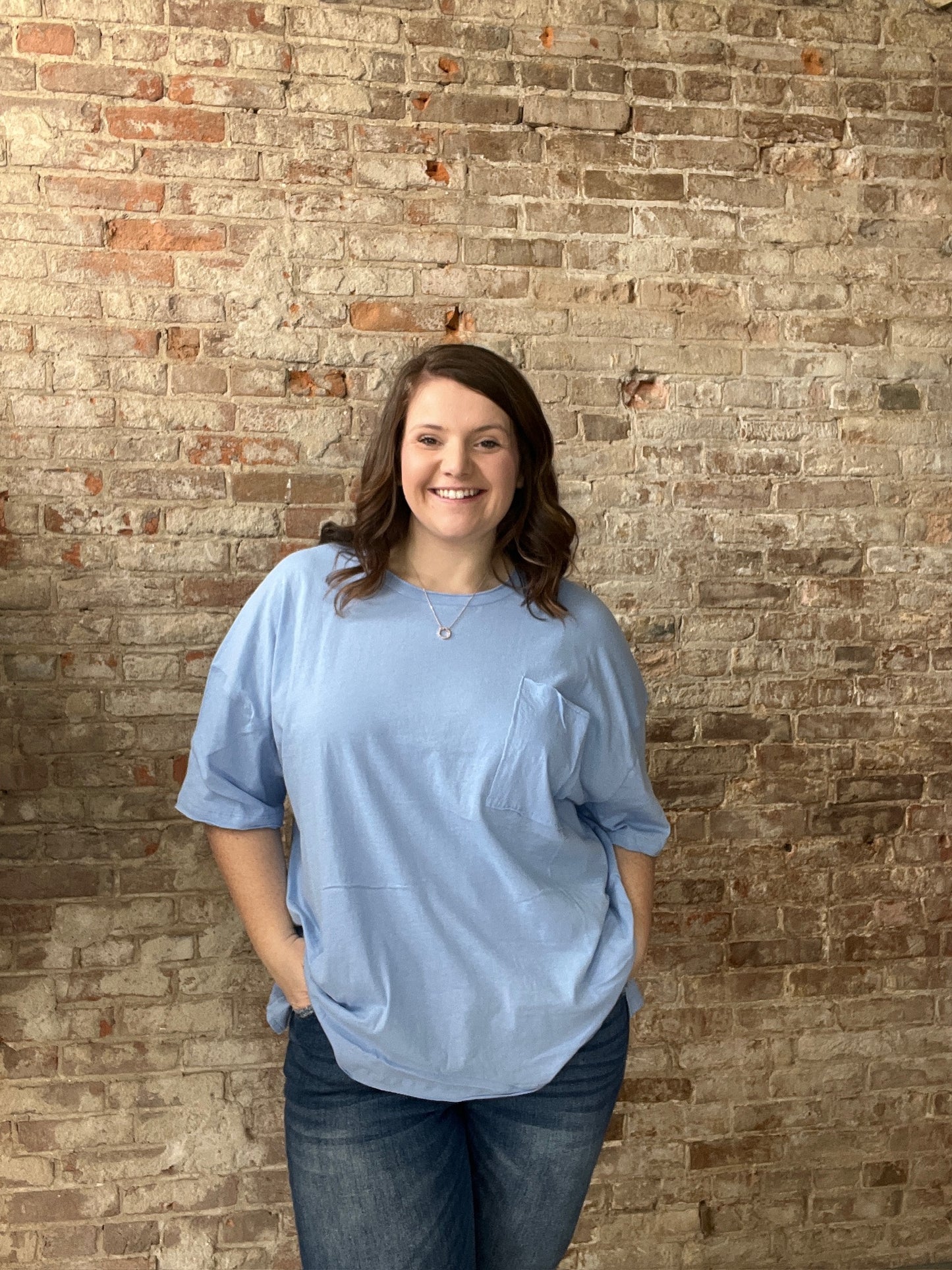 Curvy Simple Short Sleeved Tee