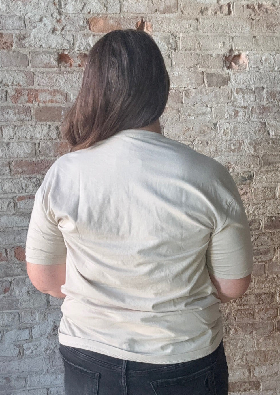 Curvy Rolling Stones Lips Graphic T-Shirt