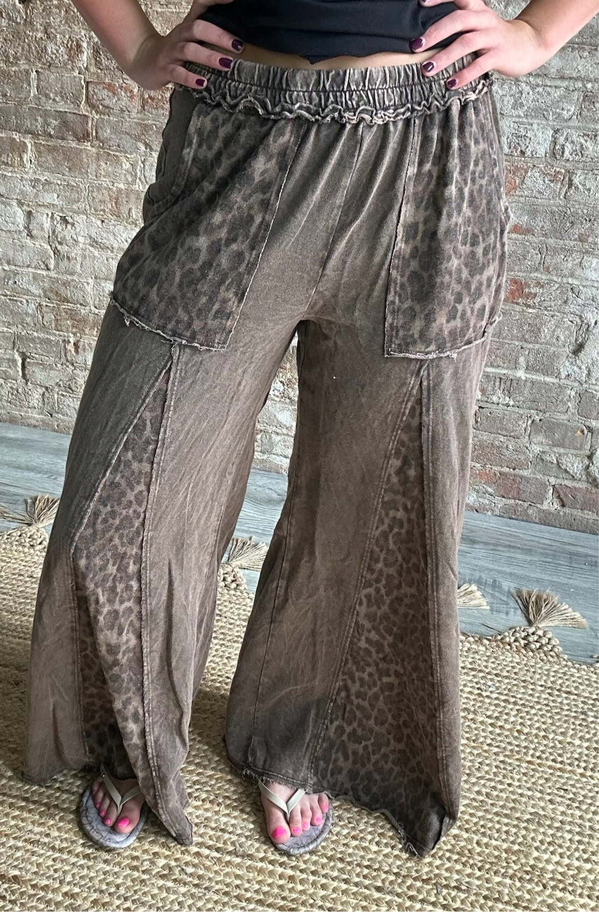 Leopard Print Flares