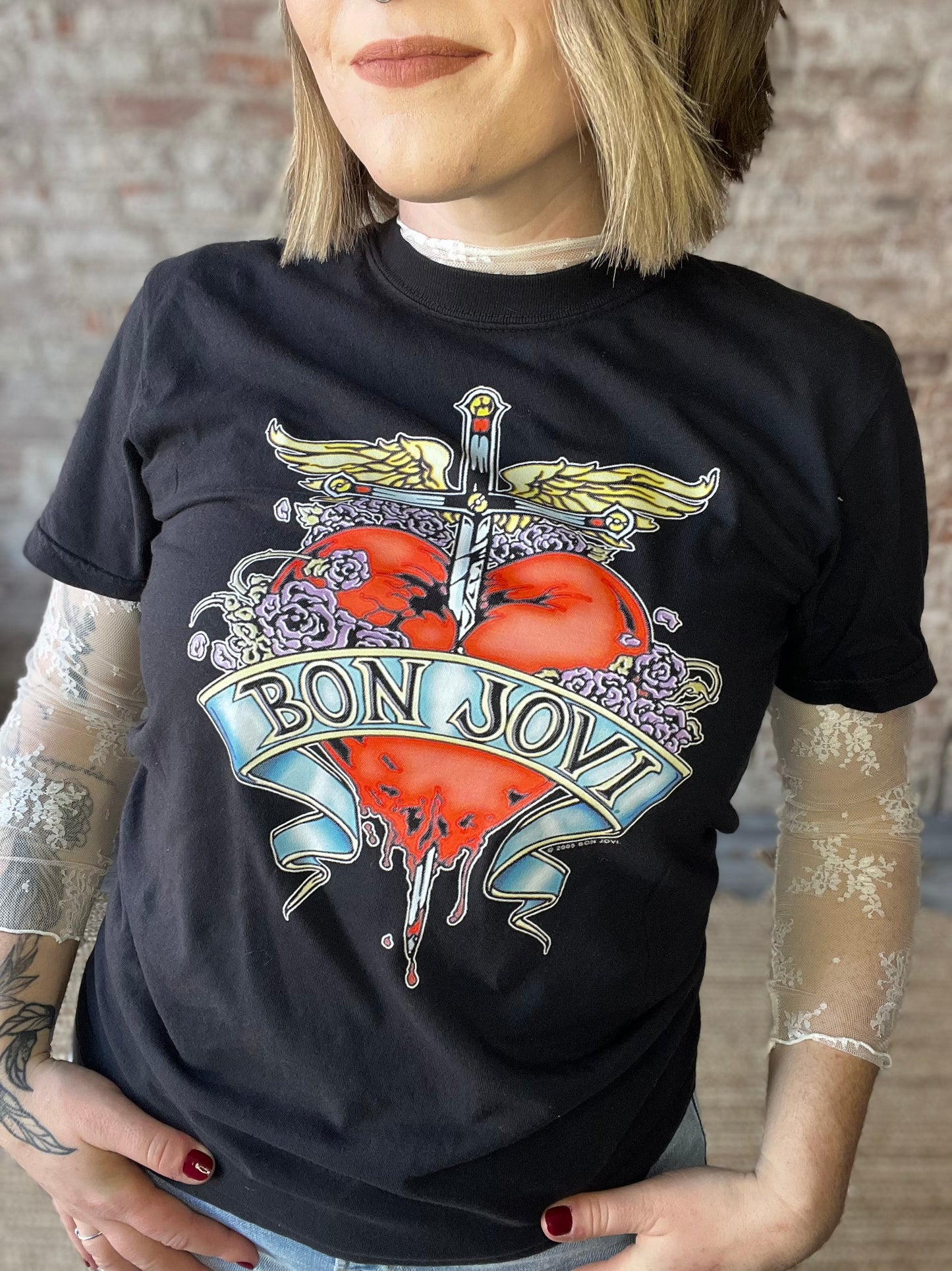 Bon Jovi Vintage Classic Rock T-Shirt