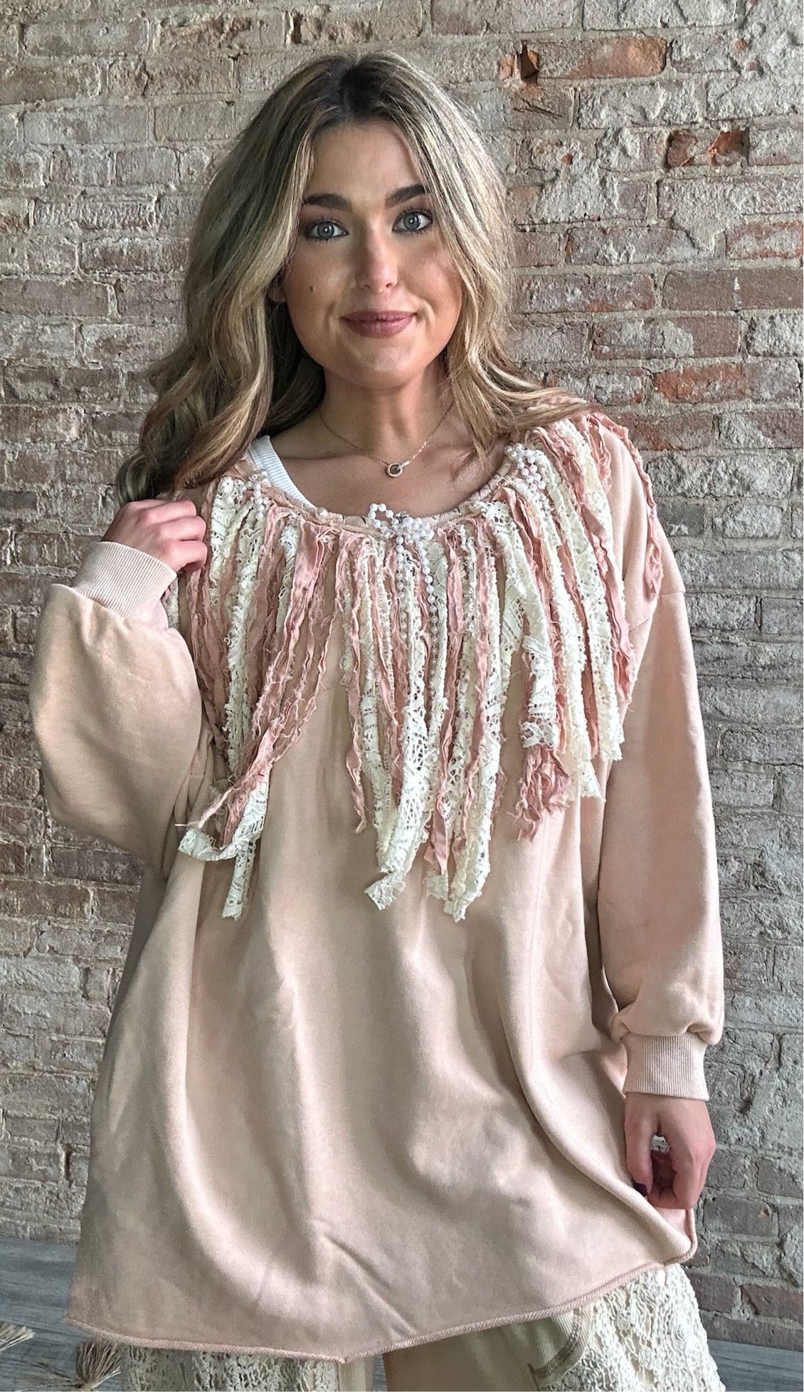 Unique Ragged Sweatshirt