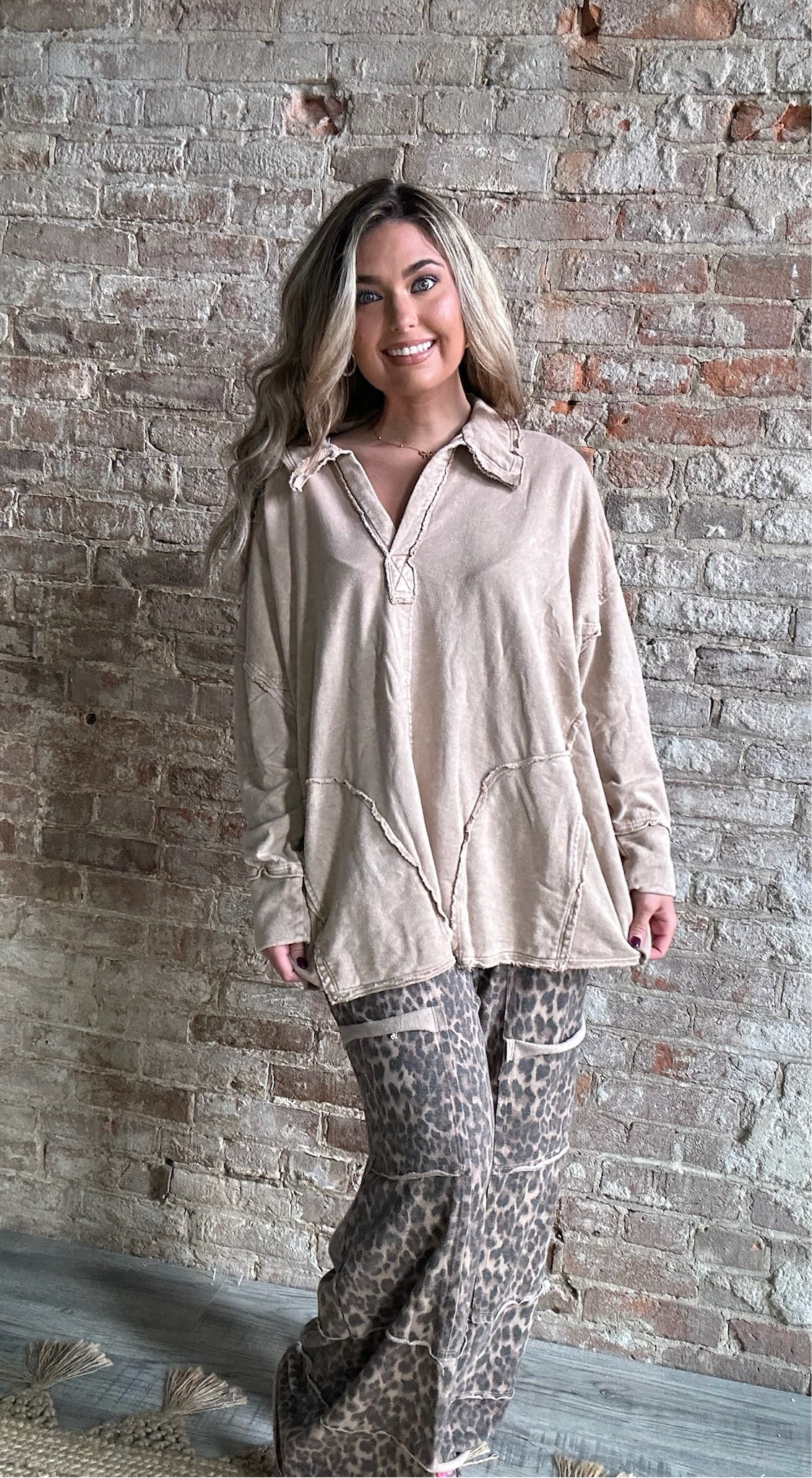 Big Collar Oversized Pullover