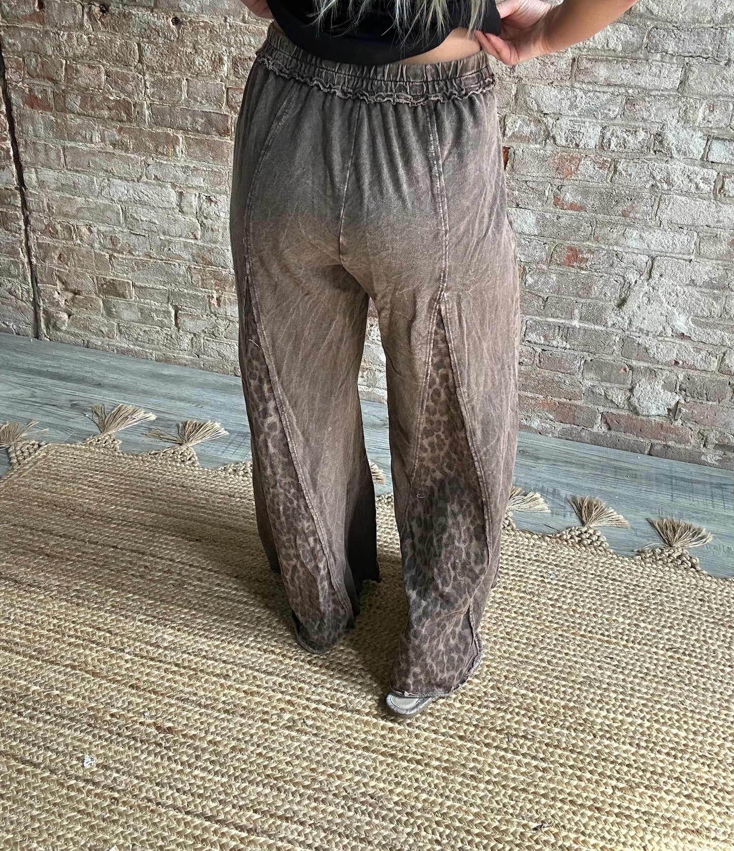 Leopard Print Flares