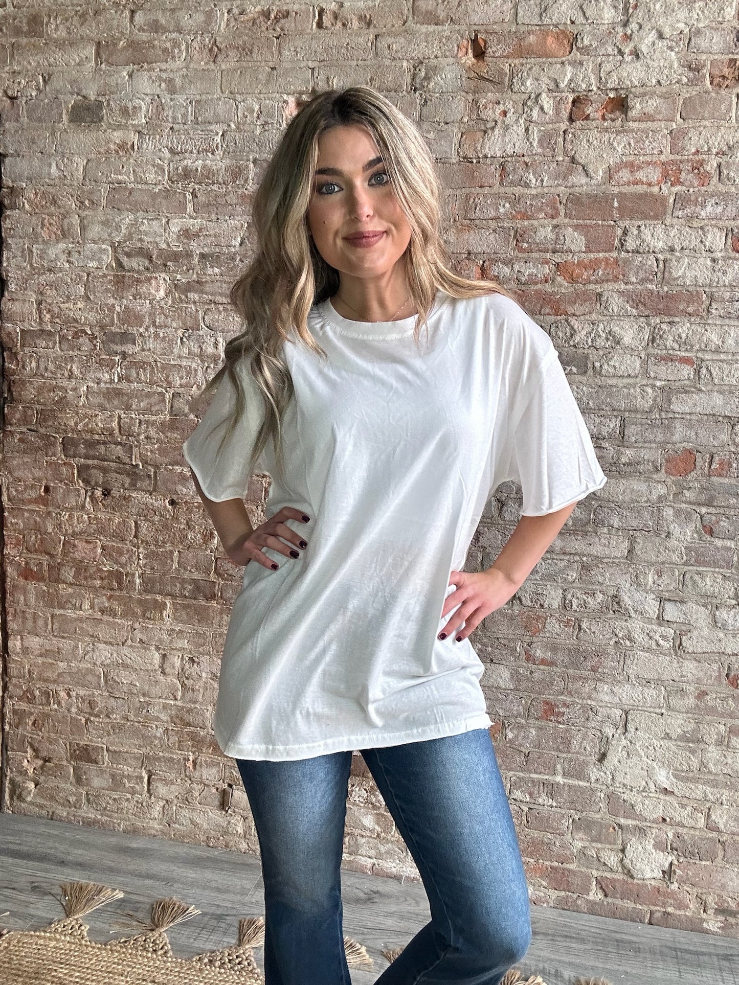 Just A Simple Soft Tee ~ Off White