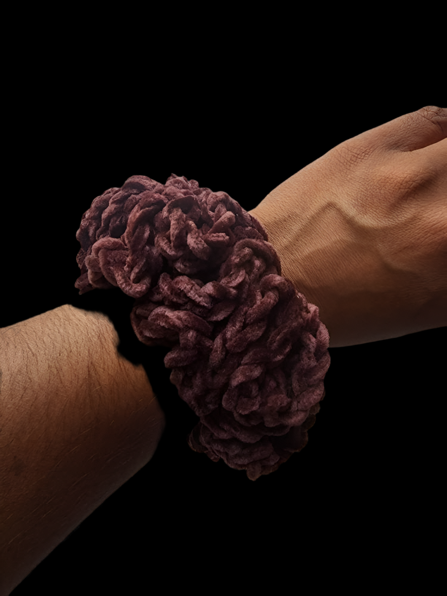 XL Hair Scrunchies ~ Chocolate