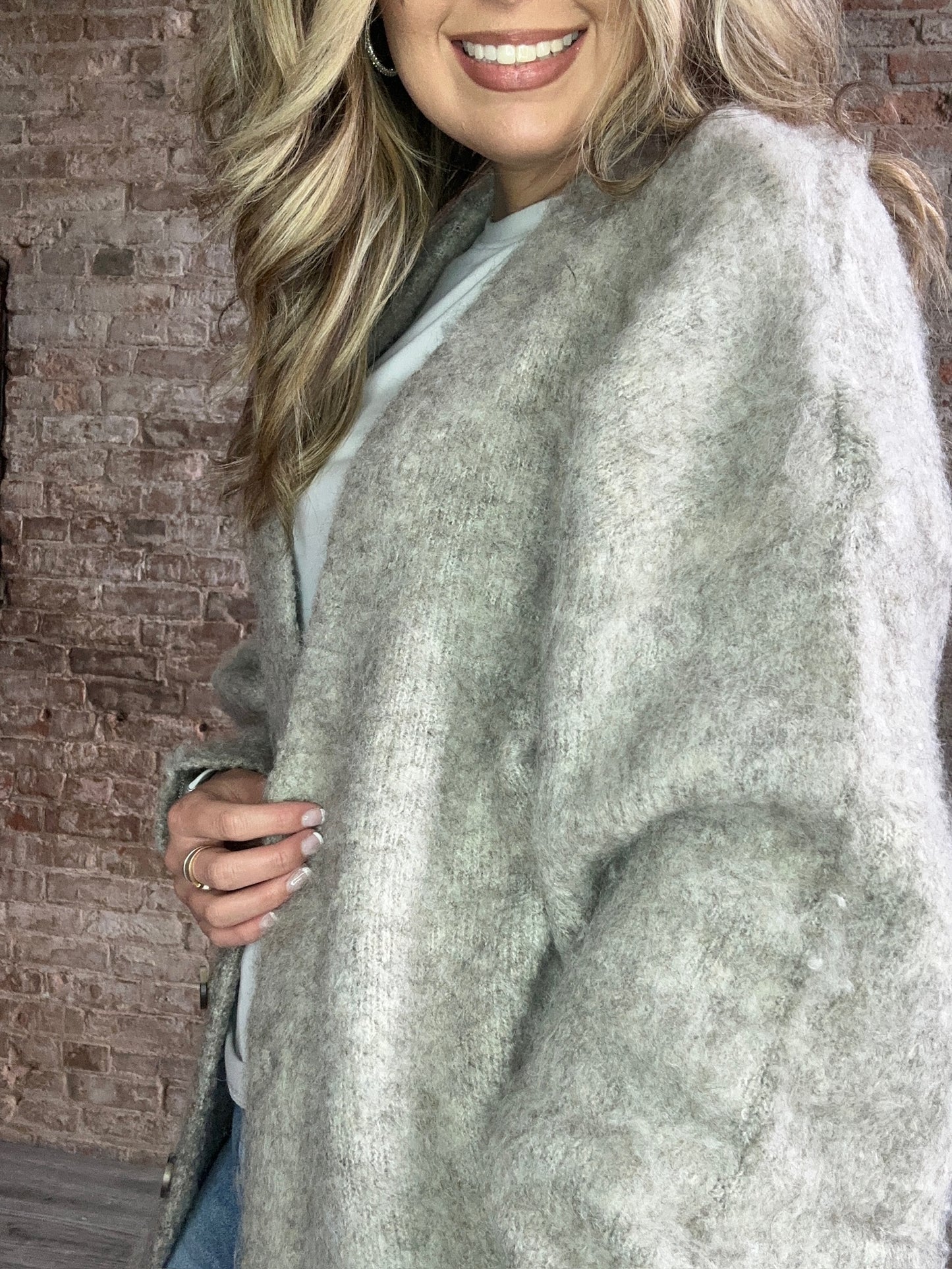 Sweet Mohair Soft Cardigan ~ Mocha