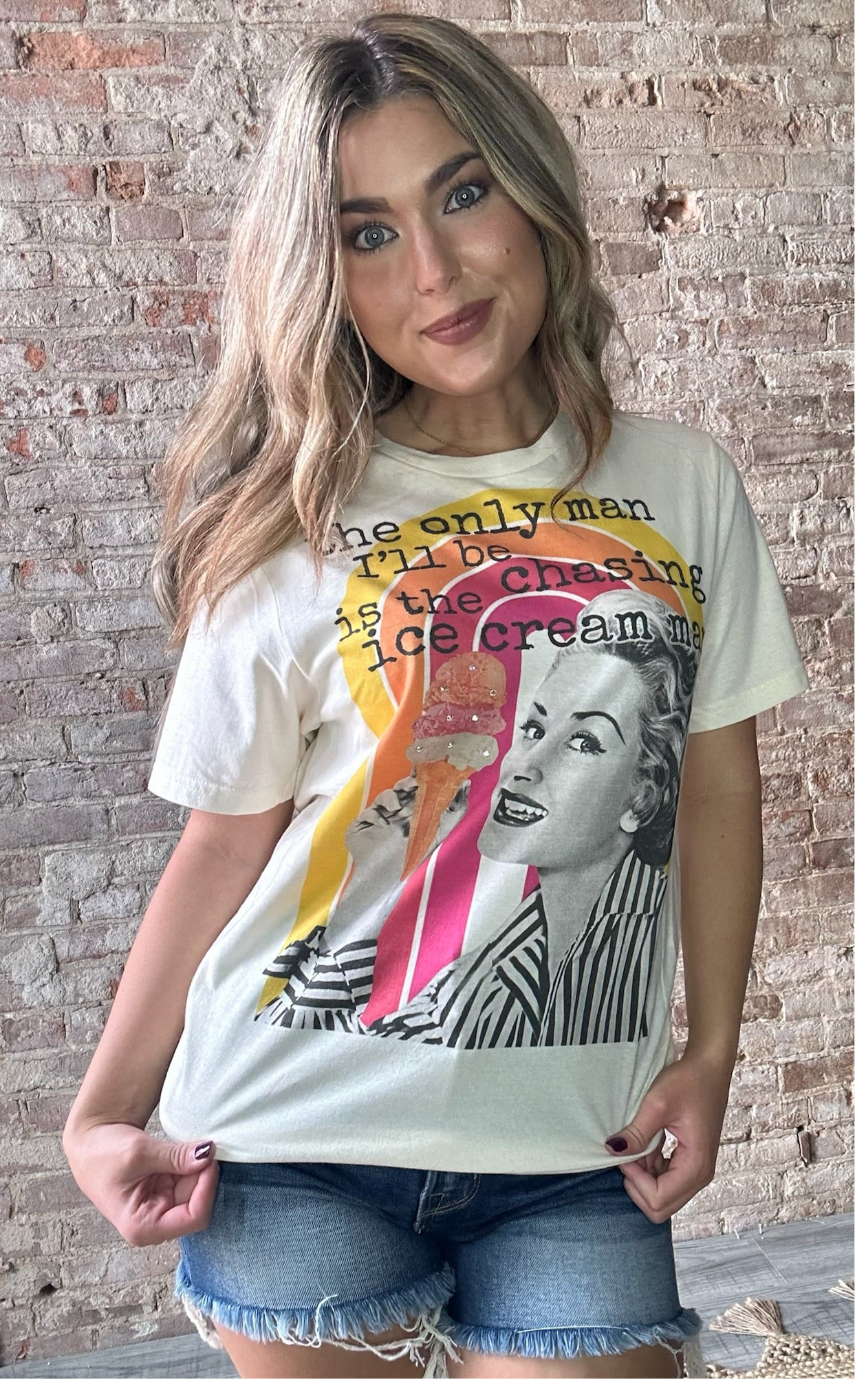 Ice Cream Man Graphic T-Shirt