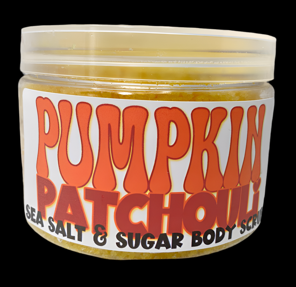 Pumpkin Patchouli Sea Salt and Sugar Body Scrub