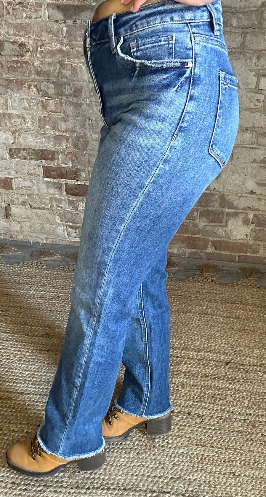 Super High Rise Straight Jeans