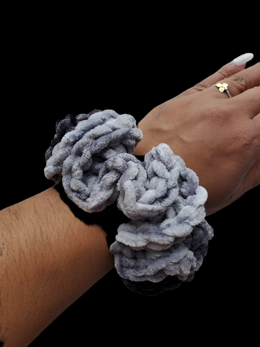 XL Hair Scrunchie ~ Black