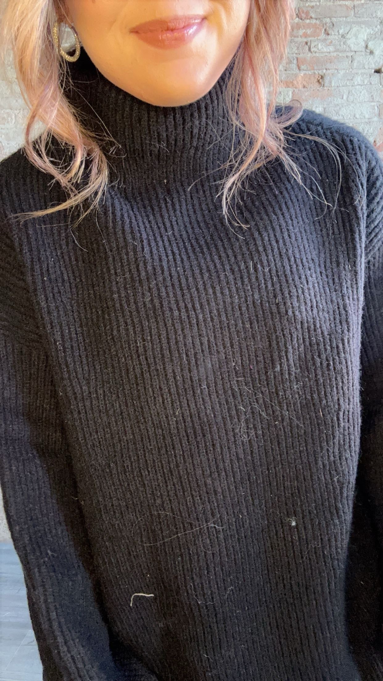 Funnel Neck Oversized Sweater