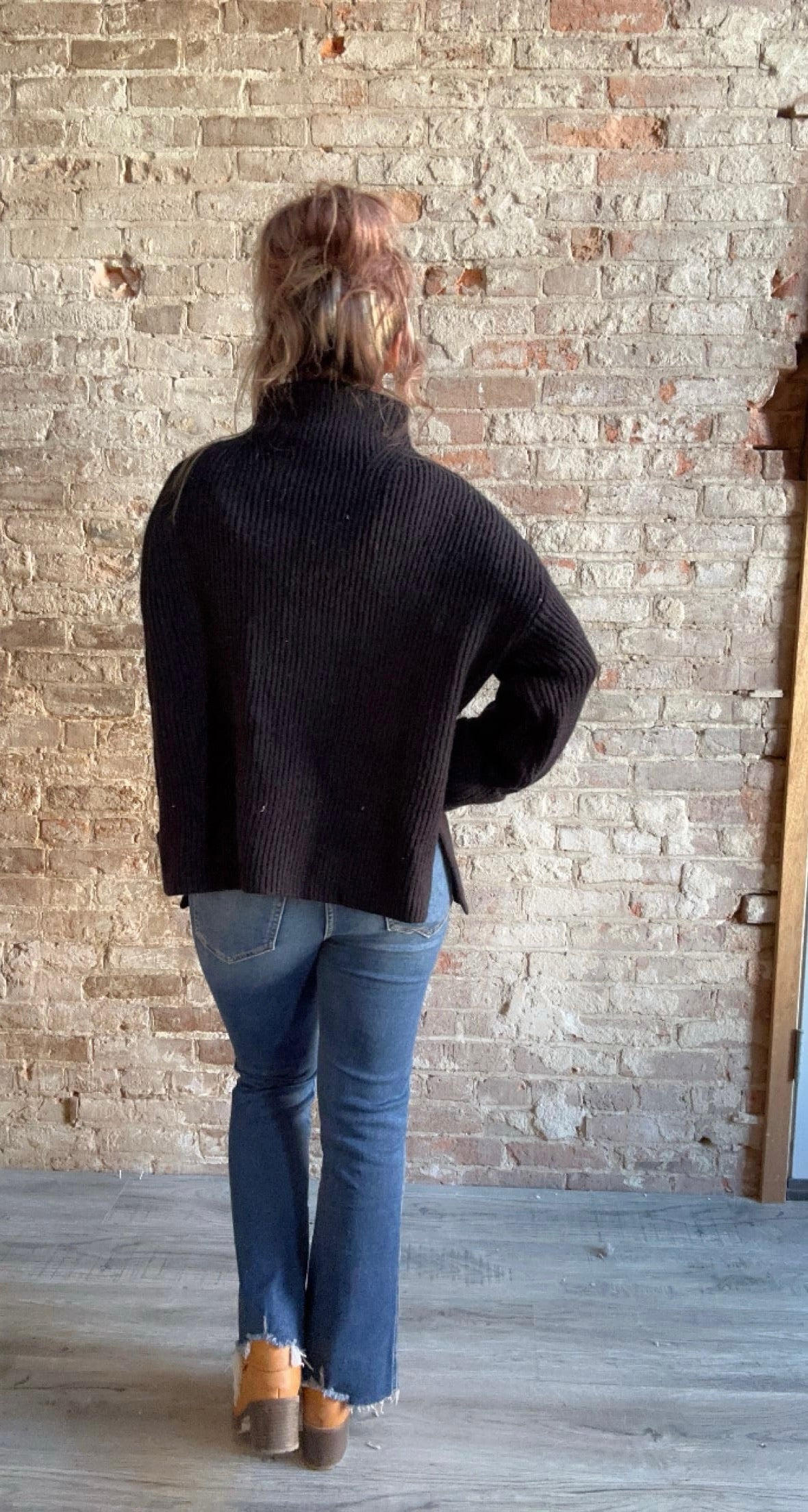 Funnel Neck Oversized Sweater