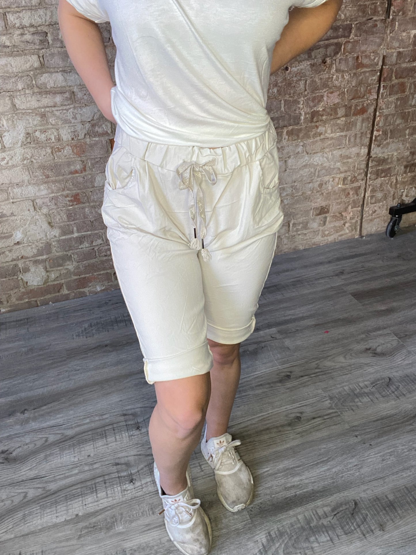 SORTA SWEET Magic Shorts ~ Khaki