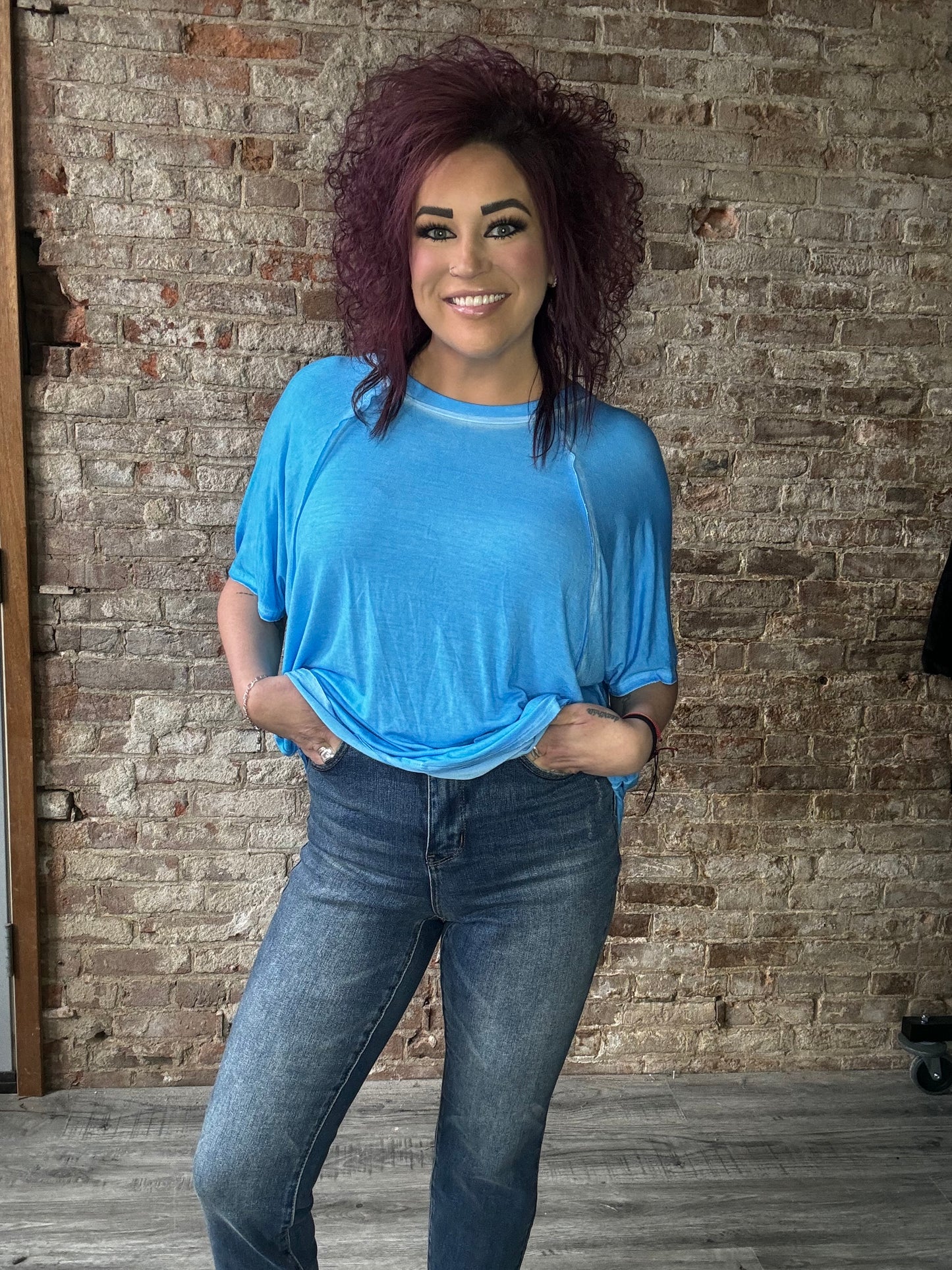 Sleek and Soft Top ~ Deep Sky