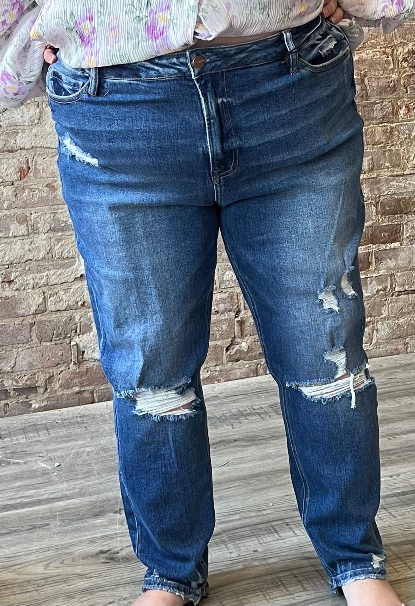 Curvy MICA High Rise Skinny Cropped