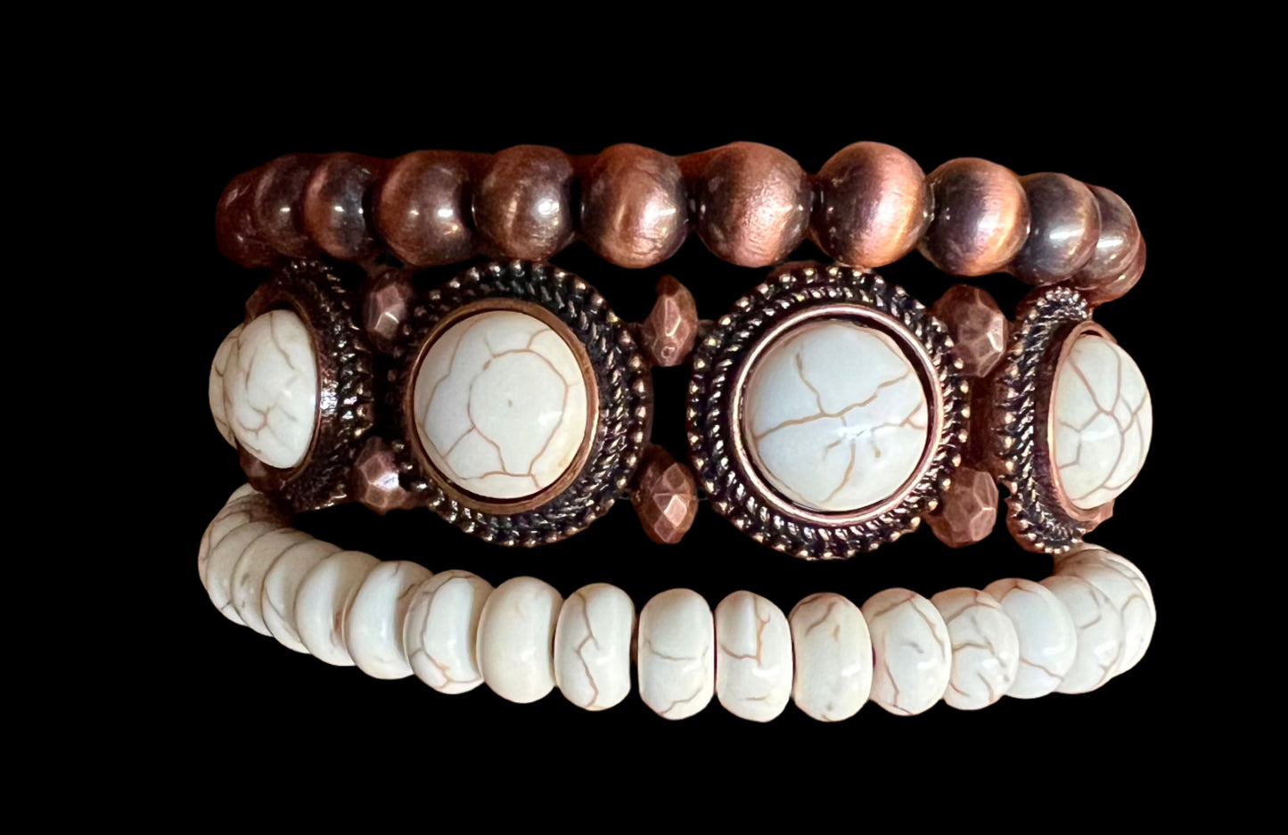 Squash Bottom Stacked Bracelet