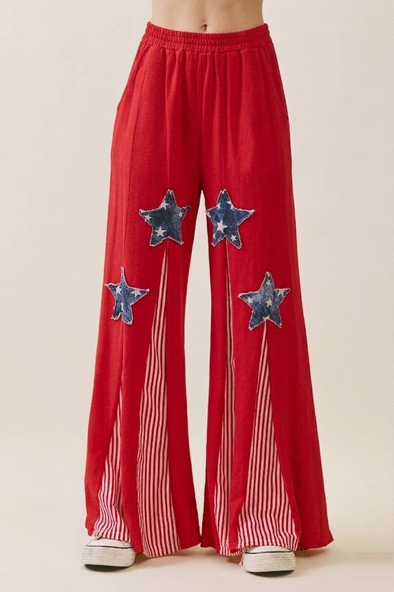Americana Mineral Washed Fun Flare Pants