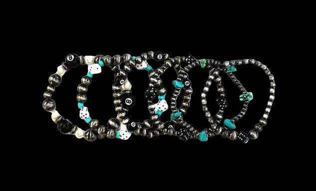3 Strand Navajo Pearl Stretch Bracelet