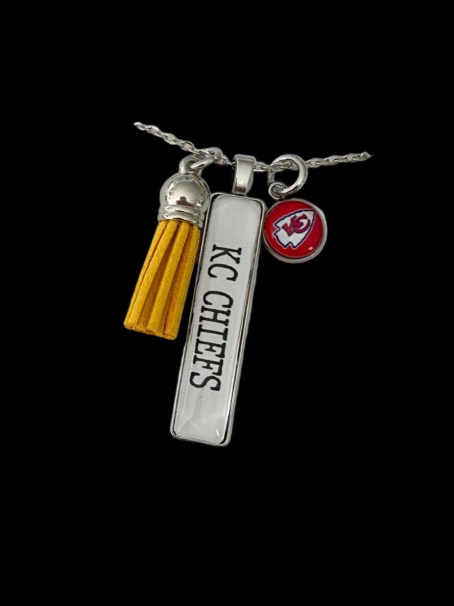 KC Chiefs Necklace ~ Yellow