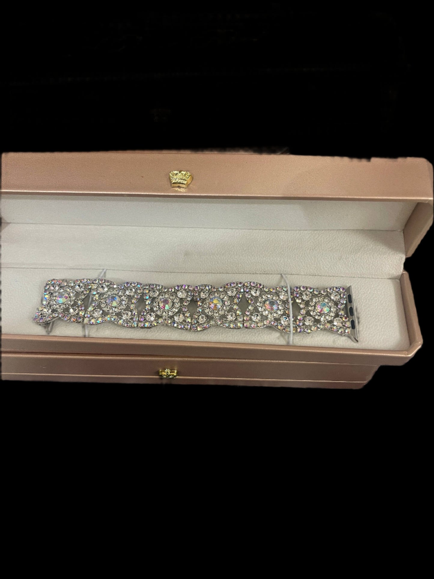 Adjustable Stunning Crystal iPhone Watch Band