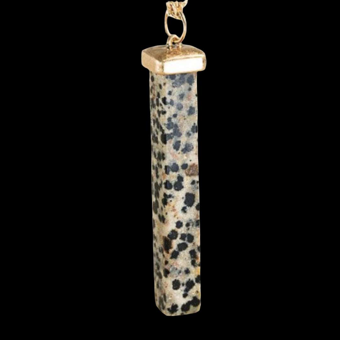 Natural Stone Pendants ~ Dalmation