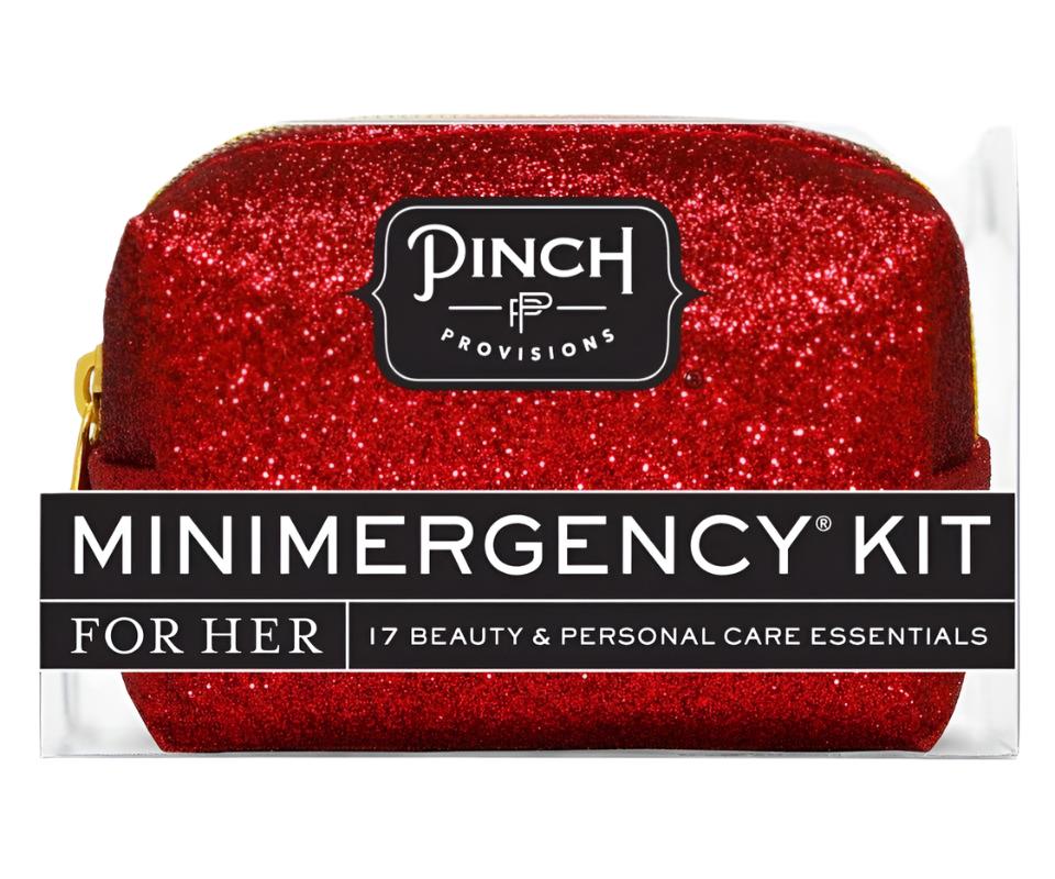 Red Glitter Minimergency Kit