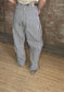 Striped Denim Pants ~ Navy