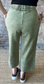 Acid Washed Fleece Sweatpants With Pockets ~ Olive