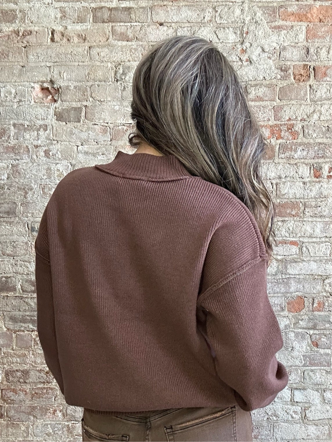 Simple Cozy Sweater ~ Chocolate