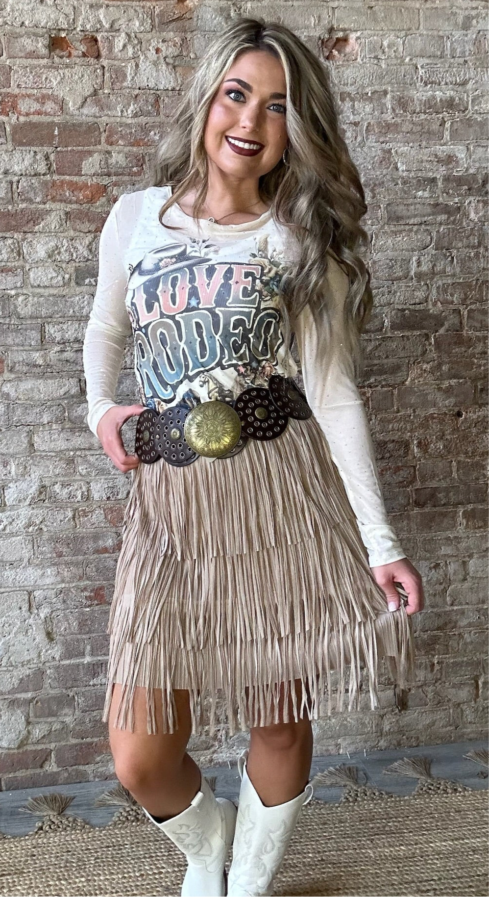 Sweet Fringe Skirt